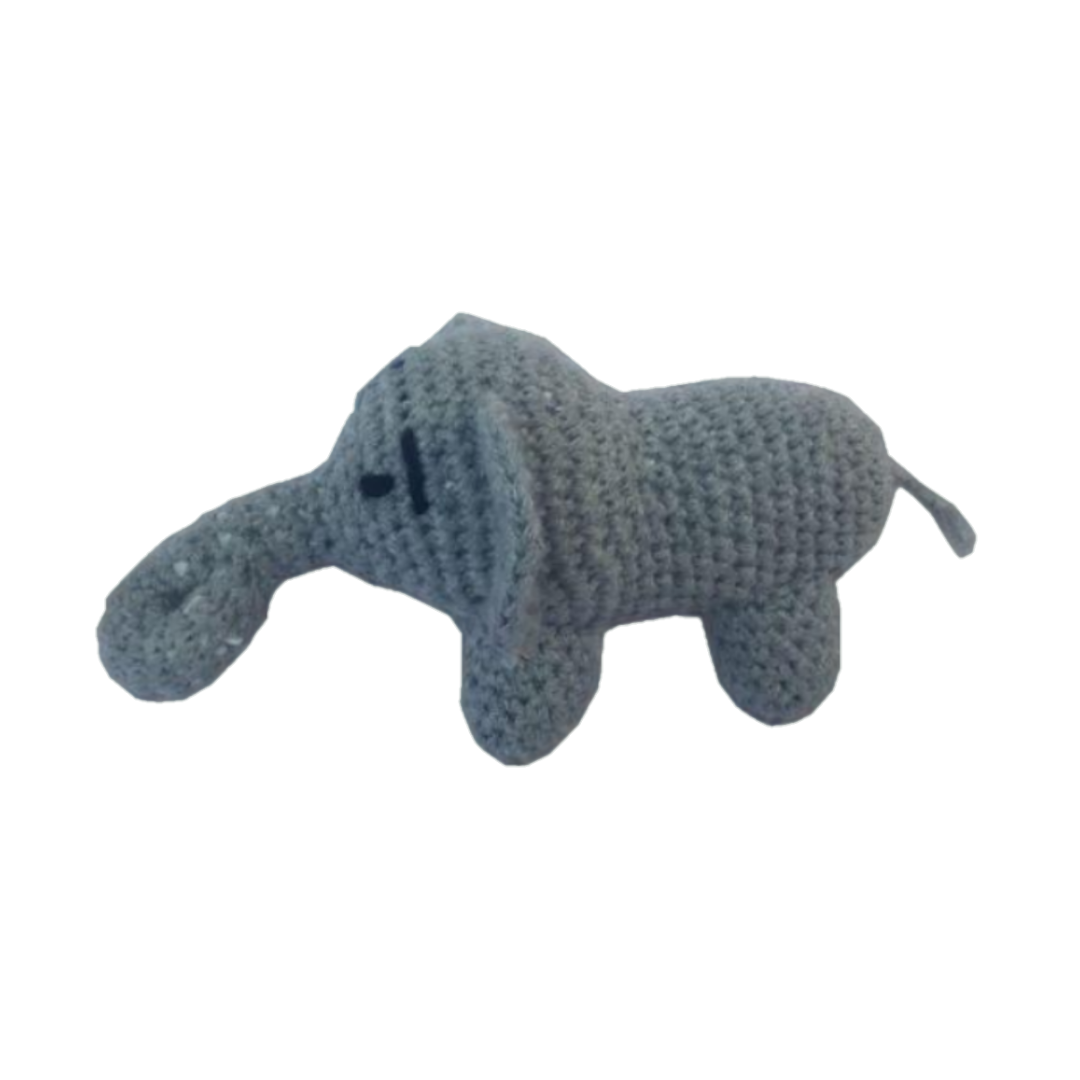 Elephant Crochet Stuffed Baby /Plush/Soft Toy | 100% Organic | Health-Pro